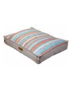 Topmast Hondenkussen Hondenmatras Alva - Roze & Blauw - XL - 103 x 88 x 13 cm