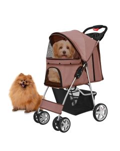 Topmast Hondenbuggy Classic - Bruin - 4 Wielen