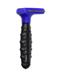 DeShedding Kam Heavy Duty M - Donkerblauw - Voor Honden en Katten