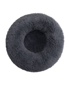 Topmast Fluffy Donut Dierenmand - Antraciet - Diverse Maten