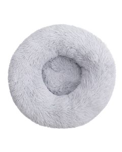 Topmast Fluffy Donut Dierenmand - Grijs - Diverse Maten