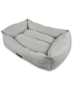 Topmast Hondenmand - Velours Comfort Line - Lichtgrijs