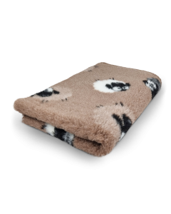 Vet Bed Farm Animals - Woolly Sheep - Antislip Hondenmat - Bruin