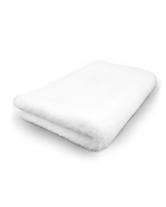 Vet Bed White Plain - Non Slip Dog Mat