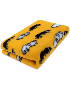 Vet Bed - Yellow Sheep + Border Collie - Non-Slip