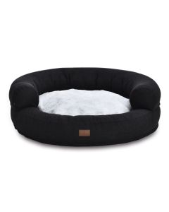 Topmast Orthopedisch Hondenbed - 65 x 65 x 20 cm - Zwart