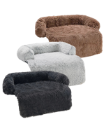 Topmast Hondenmat Comfy - Fluffy Pluche Hondenmand - Maat L - 115 x 95 cm