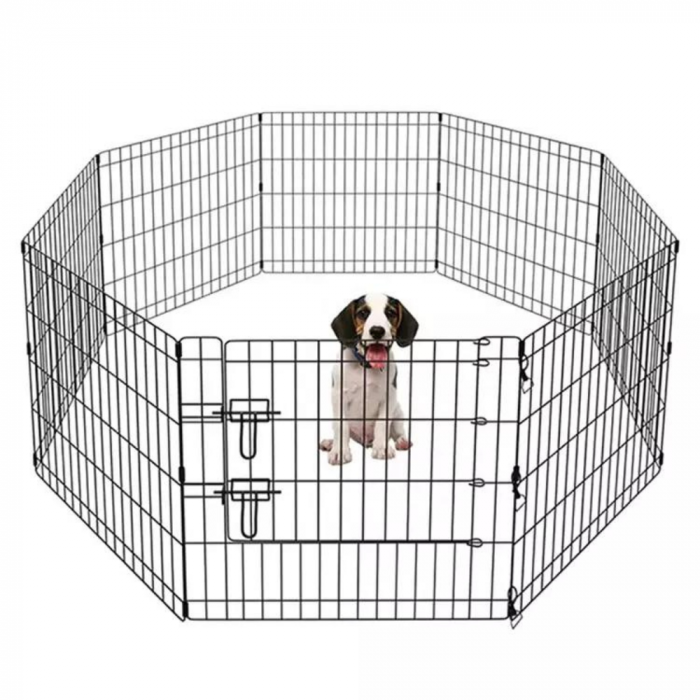 Extra Voordelige Puppyren Topmast Zwart Uitvouwbaar 480cm Lengte witjesverzendhuis Petdiscount