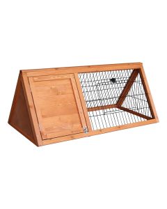 Topmast Fluffy Fields Rabbit Hutch - 100 x 49 x 41 cm - For Outdoor Use - Wood