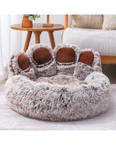 Topmast Donut BearsNest - Pluche - Taupe - 50 cm