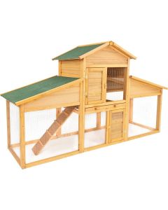 Topmast Rabbit Hutch Big Pampa - 221 X 58 X 100 cm - For Outdoor Use - Wood