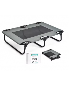 RETOUR - Topmast Hondenstretcher Outdoor - Maat L - Antraciet - Luchtdoorlatend - 89 x 61 cm