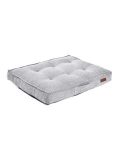 Topmast Dog Cushion - Dogmatress - Soft Fleece - 90 x 75 cm - Grey