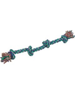 Colouring Dual Play Rope with Two Knots 