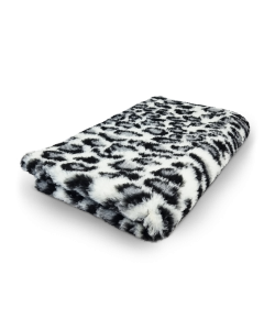 Vet Bed Leopard - Grey - Non Slip Dog Mat