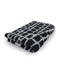 Vet Bed Crocodile - Grey Black - Non Slip Dog Mat