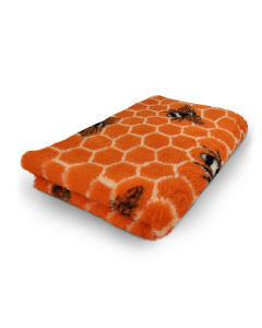 Vet Bed Bees - Orange - Non Slip Dog Mat