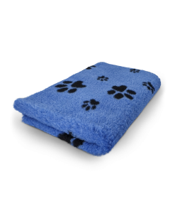 Vet Bed - Kobaltblauw met Zwarte Pootjes - Antislip Hondenmat