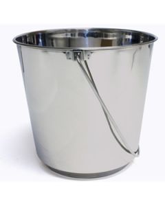 Stainless Steel Bucket for Transport or Dog Cage