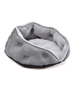 Topmast Catbed Malibu Round - Soft Pluche 45 cm - Grey