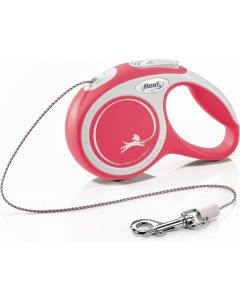 RETOUR - Flexi Rollijn New Comfort - Koord - Tot 20 KG - 8 meter - Rood