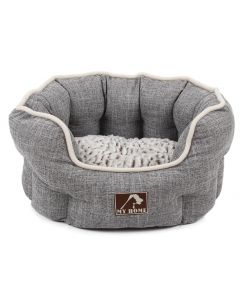 Topmast Dogbed Catbed  - Soft Fabric Grey - 45 x 40 x 21 cm