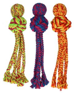 KONG Wubba Weaves - With Rope