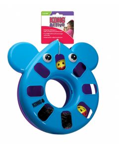 Kong Cat Puzzle Toy Mouse Blue