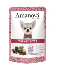 Amanova Bites - Kalkoen - 100% Natuurlijke Hondensnacks