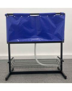 Topmast Hondenbad Stability - Kunststof - Blauw - 101 x 50 x 105 cm - Opvoubaar