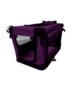 Topmast Soft Dog Crate - Premium Series - Purple - Foldable