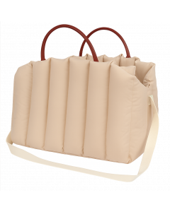 Topmast Hondentas Reistas Brilliant Beige 55 cm