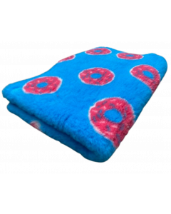 Vet Bed - Turqouise Donuts - Antislip Hondenmat