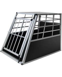 Topmast Car Crate Ellipse - Medium - 69 x 54 x 50 cm - Black - Aluminum Travel Crate