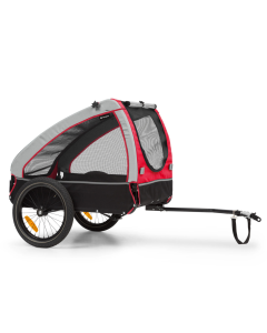 RETOUR - TOPMAST SHUTTLE Hondenfietskar - SmartSpace  - <45 kg - Zwart Rood - 54 x 58 x 86 cm