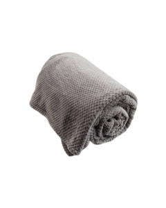 Topmast Hondendeken - Jacquard Fleecedeken - 100 x 70 cm - Antraciet