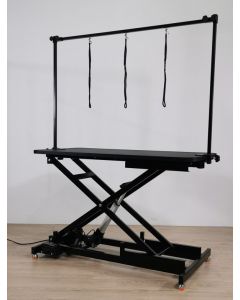 Topmast Grooming Table Electrically Adjustable Blue 120 x 60 cm Double Table Arm