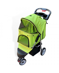 Topmast Pet Stroller Green and 3 Wheels