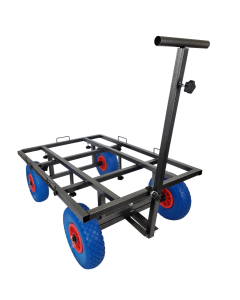 Topmast Dog Crate Trolley Ultra - 90 x 63 x 31 cm - Blue Wheels