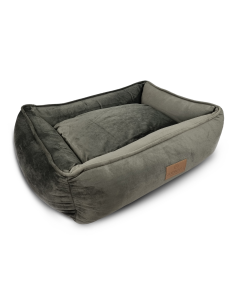 Topmast Dog Bed - Soft Velor - Grey