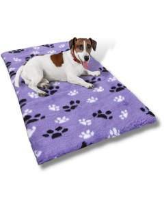 Dogbed for Dogcage Teddy Violet with Paws
