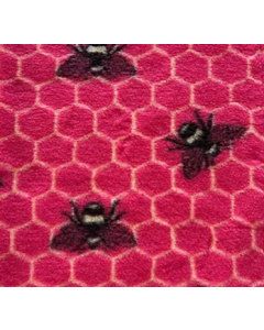 Vet Bed Bees - Cerise - Non Slip Dogmat