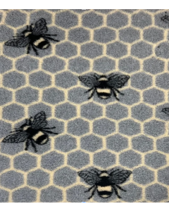Vet Bed Bees - Grey  Non-slip Dogmat