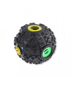 Topmast Snackbal - Voerbal voor Honden - 9 CM - Zwart