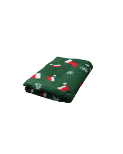 Vet Bed Santa Hats & Socks - Antislip Hondenmat - Groen