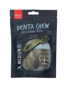 Pets Unlimited Denta Chew - Kip en Aardappel - 4 Stuks - 100% Glutenvrij - M