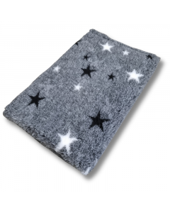 Vet Bed - Starry Night - Grey - Non Slip Dog Mat