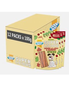Goodboy Superlicious Chicken With Apple & Cranberry Sticks 100g