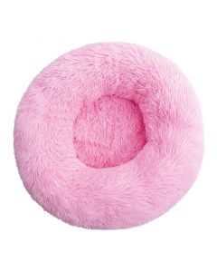 Topmast Fluffy Donut Animal Basket - Pink - Various Sizes