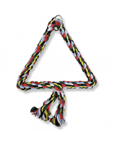 Parrot toy Triangle - Rope - 29 x 20 cm